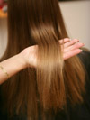 Narovnání vlasů brazilským keratinem - Klára Medková